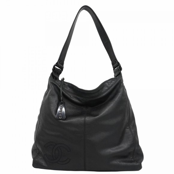 Chanel Shoulder Bag, Lambskin, Black, Women's, P1236270 - Picture 1 of 10